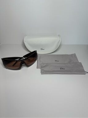 Vintage Christian Dior "Overshine 2" Shield Sunglasses (Spring/Summer 2005)